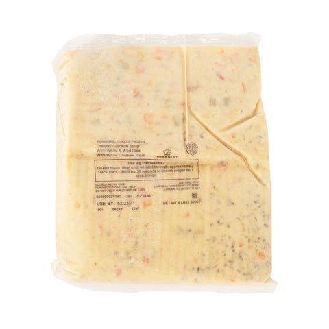 Reserve Creamy Chicken Soup with White and Wild Rice, 4 Pound -- 4 per case.
