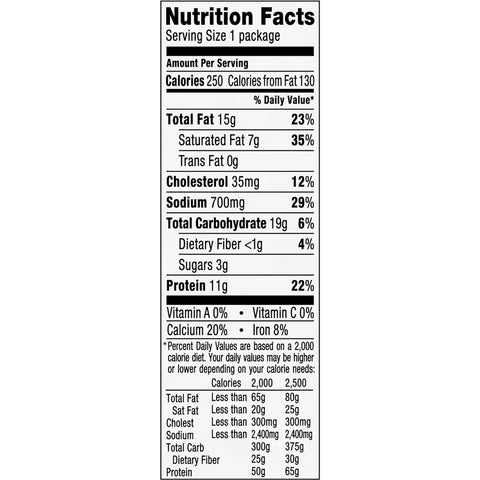 Lunchable Pepperoni Mozzarella Entree, 2.25 Ounce -- 16 per case.
