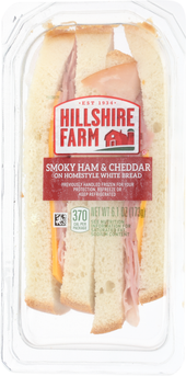 Sandwich Ham & Cheese Cheddar White Iw Frozen