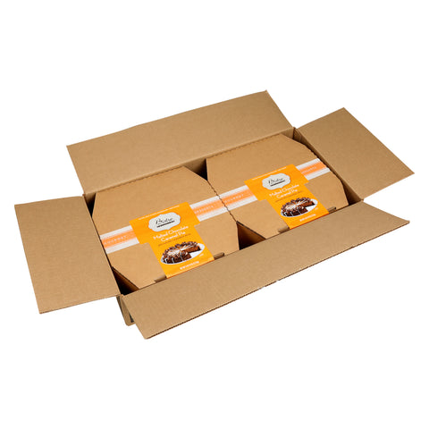 Sara Lee Bistro Collection Round Malted Chocolate Caramel Pie, 10 inch -- 2 per case.