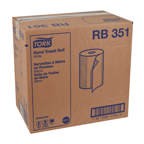Tork Universal TOWEL HARDWOUND ROLL WHITE 1-PLY 7.88