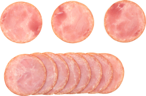 Wilson Foodservice™ BACON CANADIAN PORK ROLL SMOKED SLICED 64 CT/LB 11042710652