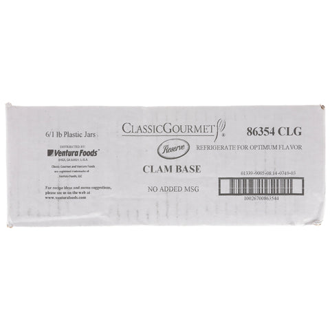 Ventura Foods Classic Gourmet Real Clam Base, 1 Pound -- 6 per case.