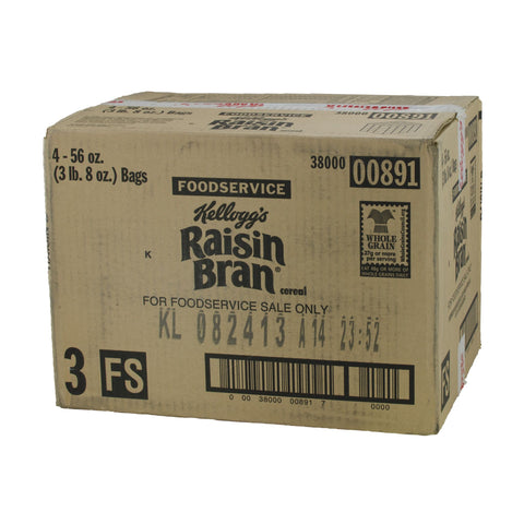 Kelloggs Raisin Bran Cereals, 56 Ounce -- 4 per case