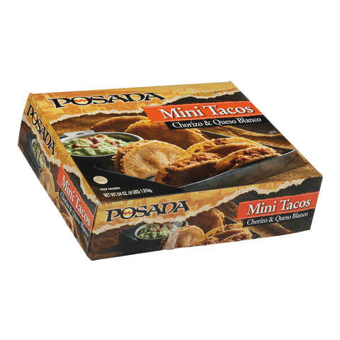 Posada® APPETIZER TACO CHORIZO & QUESO MINI .5 OZ