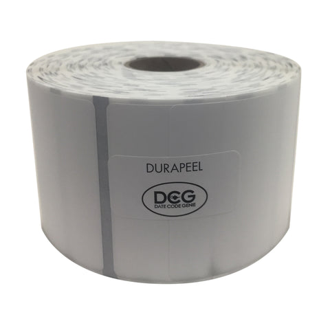 Label Blank Durapeel Black 2x2