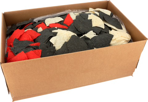 Mexican Original Baked Red, White and Blue Corn Tortilla Chips, 10 Pound -- 3 per case.