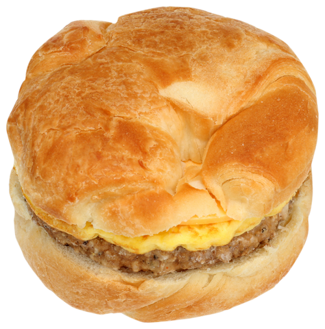 Jimmy Dean Egg and Cheese Sausage Croissant Sandwich, 4.9 Ounce -- 12 per case.