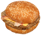 Sandwich Jumbo Bacon Cheeseburger Iw 6 Oz 1240
