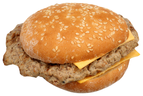Pierre Jumbo Cheeseburger, 7 Ounce -- 12 per case.