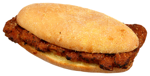 Advance Pierre Hot N Ready Barbecue Pork Rib Sandwich, 6.5 Ounce -- 12 per case.