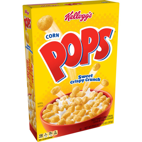 Kelloggs Corn Pops Cereal, 10 Ounce -- 16 per case.