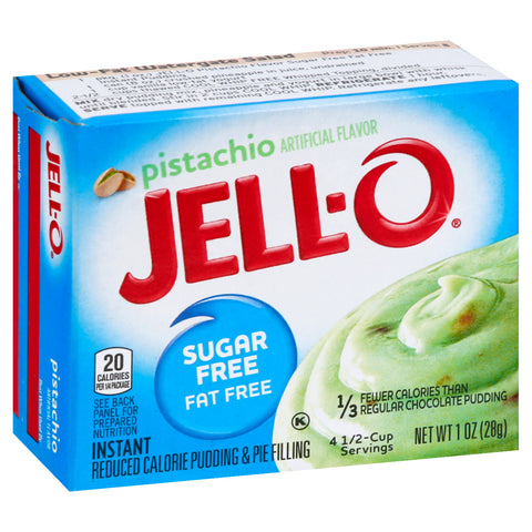 Jell-O PUDDING MIX PISTACHIO INSTANT SUGAR FREE