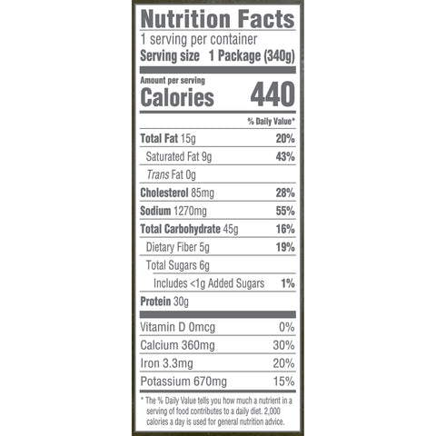 Devour Pulled Chicken Burrito Bowl, 12 Ounce -- 8 per case.