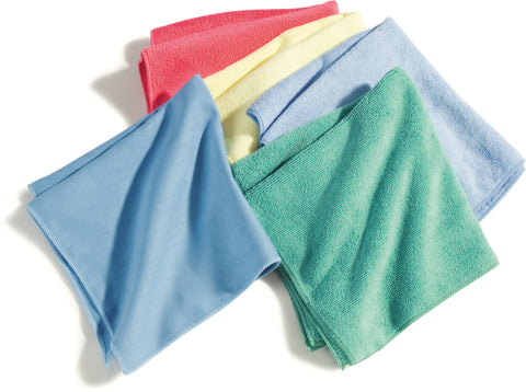 Carlisle CLOTH MICROFIBERCLEANING BLUE TERRY 16X16