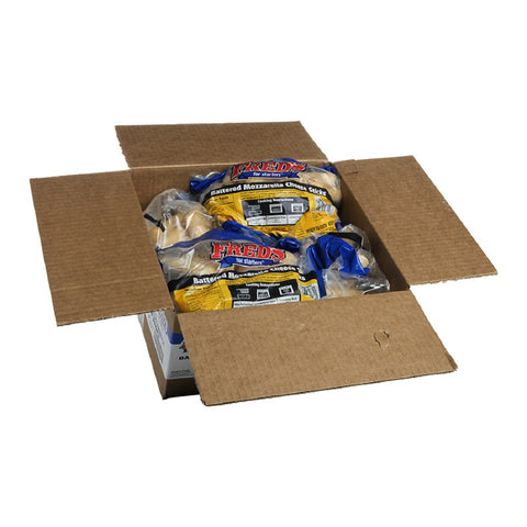 Freds Battered Cheese Stick, 2 Pound Packs -- 6 packs per case
