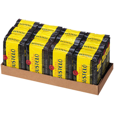 Bustelo Supreme Premium Ground Coffee, 10 Ounce -- 12 per case.