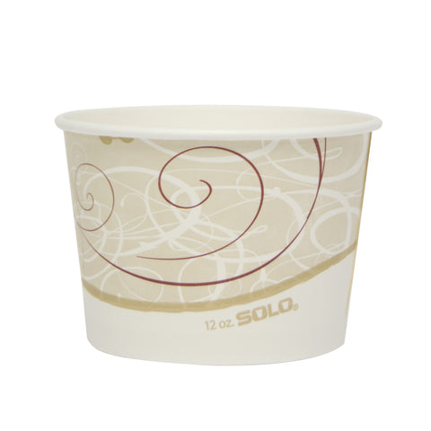 Solo Symphony® CONTAINER PAPER FOOD SINGLE SIDED POLY 12 OZ