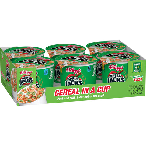 Kellogg's® CEREAL APPLE JACKS® CEREAL-IN-ACUP