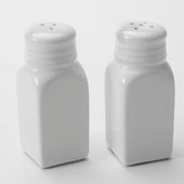 American MetalCraft SHAKER SALT & PEPPER TAPERED CERAMIC 3