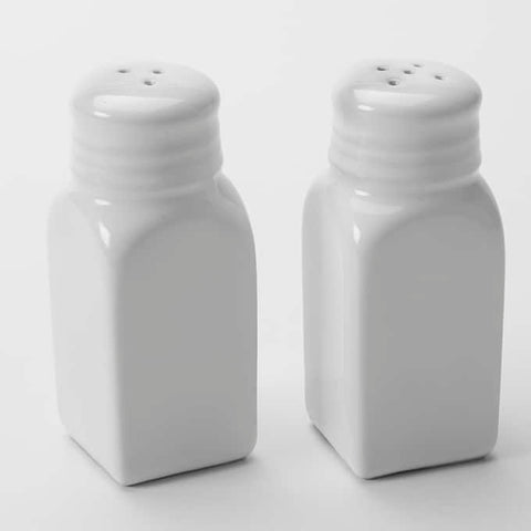 American MetalCraft SHAKER SALT & PEPPER TAPERED CERAMIC 3