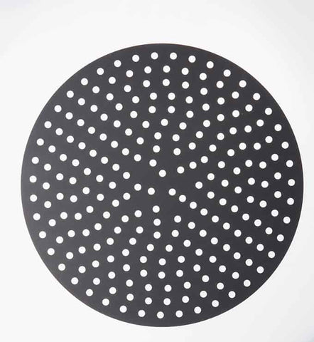American Metalcraft Hard Coat Anodized Aluminum Perforated Disk, 12 inch