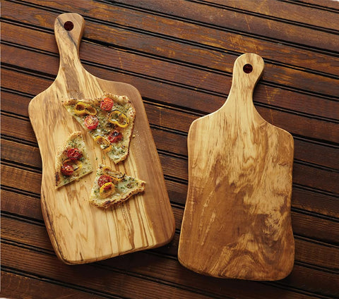 American MetalCraft BOARD SERVING OLIVE WOOD 15-1/2X7X3/4