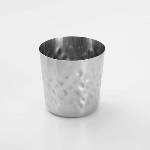 American Metalcraft Hammered Stainless Steel French Fry Cup, 14 Ounce -- 12 per case
