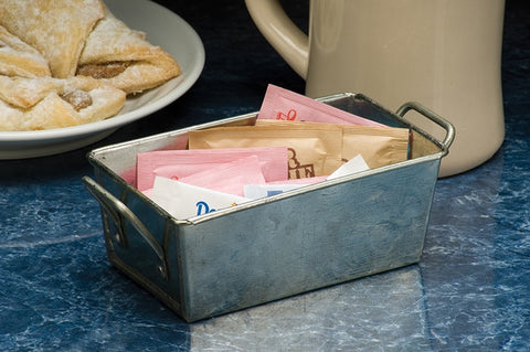 American MetalCraft HOLDER SUGAR PACKET GALVANIZED SILVER 5X3X2.5