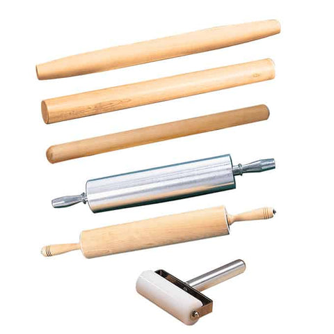 American Metalcraft Wood Rolling Pin, 18 inch