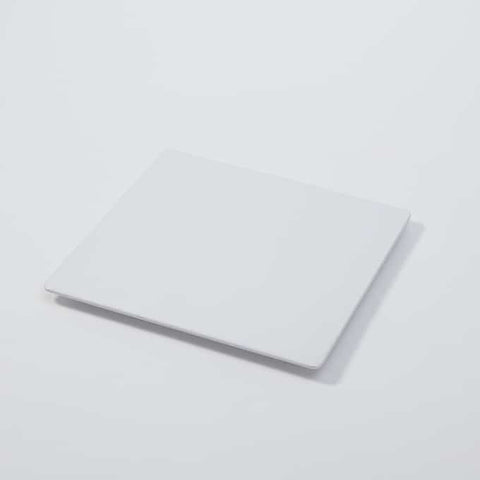 American MetalCraft PLATTER SQUARE FLAT MELAMINE WHITE 14 3/8