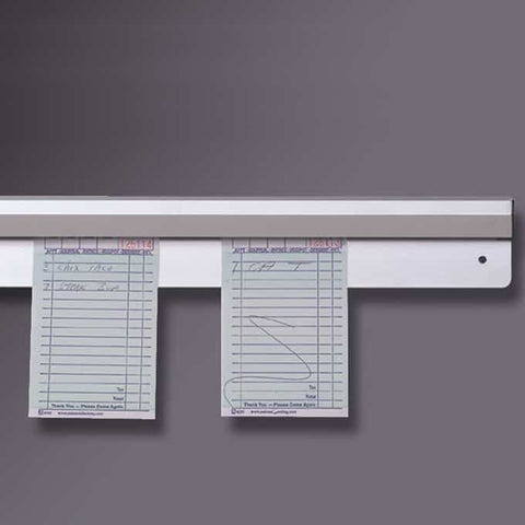 Rack Ticket Holder Aluminum 24x2.5