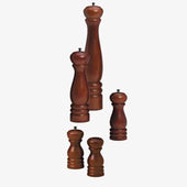 American MetalCraft PEPPER MILL WOOD 12