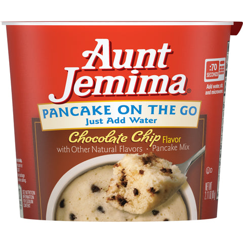 Aunt Jemima PANCAKE CUP CHOCOLATE CHIP MIX