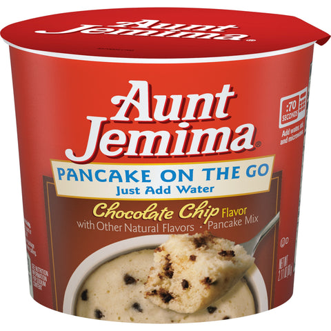 Aunt Jemima PANCAKE CUP CHOCOLATE CHIP MIX