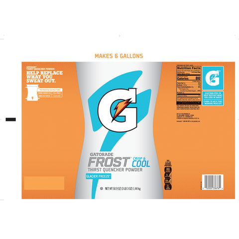 Gatorade DRINK MIX FROST GLACIER FREEZE POWDER