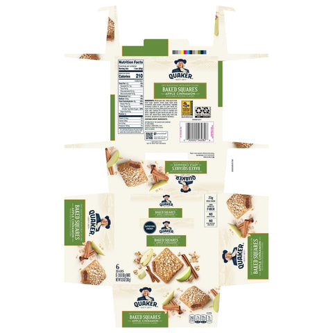 Quaker® QUAKER BRKFST SQR APPLE CINNAMON