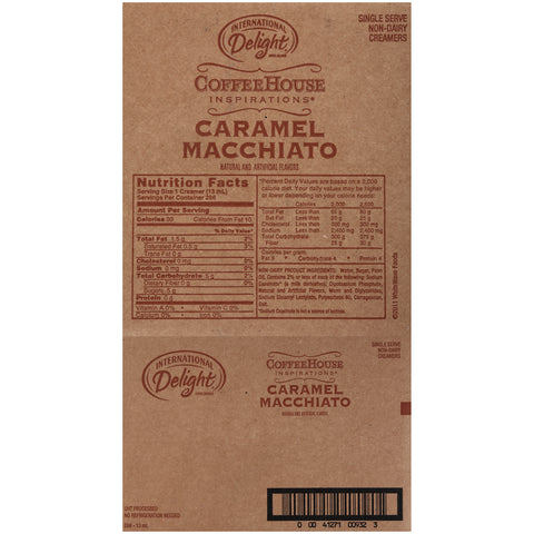 Creamer Caramel Macchiato Aseptic Single Serve Cup
