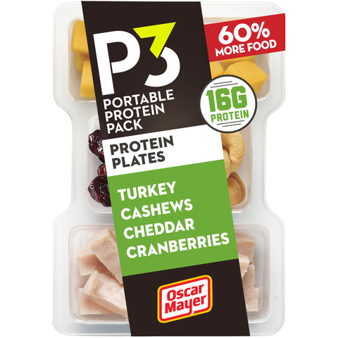 Oscar Mayer SNACK P3 TURKEY/CHEDDAR/CASHEW/CHOCOLATE CRANBERRY