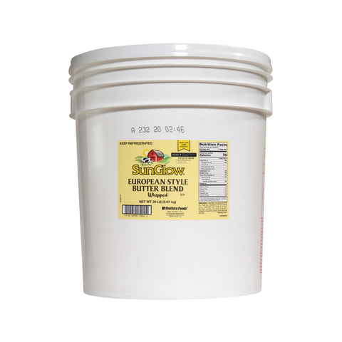 SunGlow European Style Whipped Butter Blend, 20 Pound.