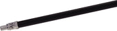 Flo-Pac® HANDLE BROOM HEAVY-DUTY POWDER COATED METAL HANDLE W/ METAL TIP BLACK 60