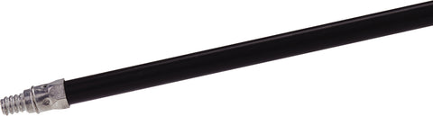Flo-Pac® HANDLE BROOM HEAVY-DUTY POWDER COATED METAL HANDLE W/ METAL TIP BLACK 60