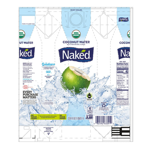 Naked Juice WATER COCONUT ORGANIC NSA ASEPTIC CARTON