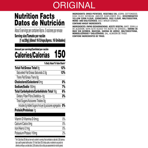 Chip Original Potato Crisp