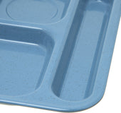 Carlisle TRAY SERVING RIGHT-HAND HEAVY WEIGHT 6-COMPARTMENT SANDSHADE