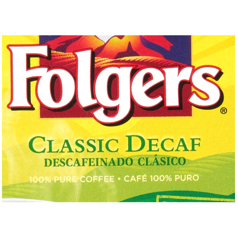 Folgers Decaffeinated Instant Coffee, 0.42 Ounce -- 12 per case.