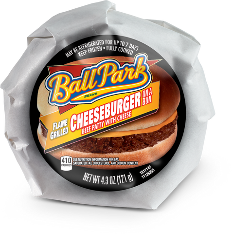 Ball Park Cheeseburger Sandwich, 4.3 Ounce -- 12 per case.