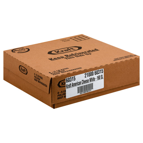 Cheese American White Sliced 160 Ct