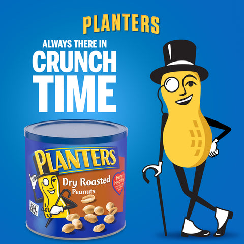 Planters Peanut Dry Roasted 6 Count, 52 Ounce Each