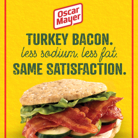 Kraft Oscar Mayer Louis Rich Sliced Turkey Bacon, 12 Ounce -- 16 per case.